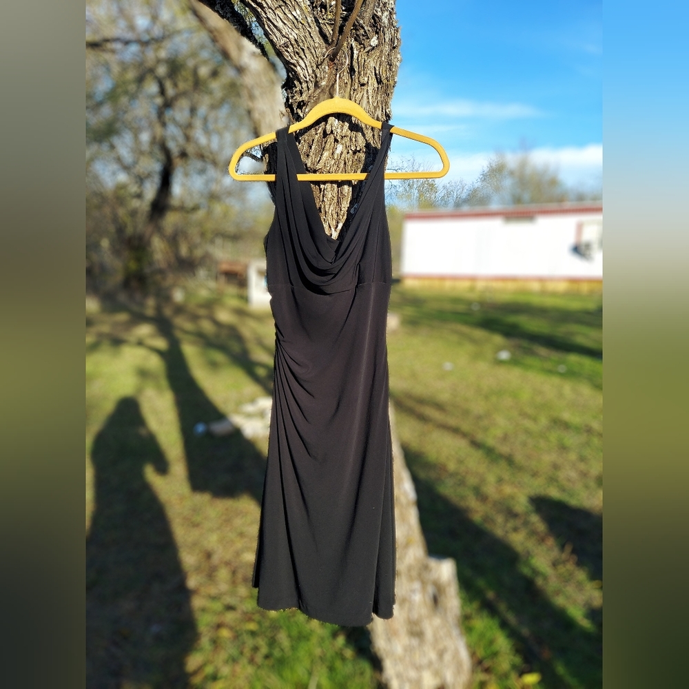 White house Black market black dress size 4